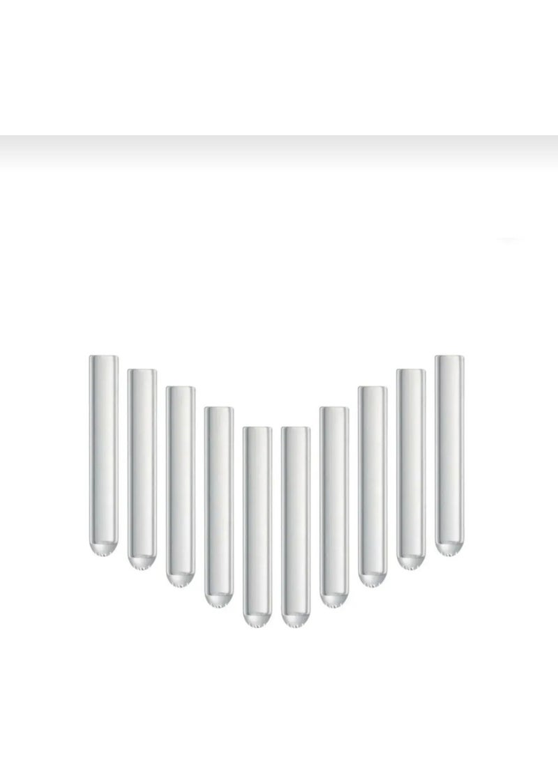 Laurel-Wood - Laurel Lab Size 16 × 100 mm Glass Experiment Test Tube 10 Pieces 10 cm Length - Image 1