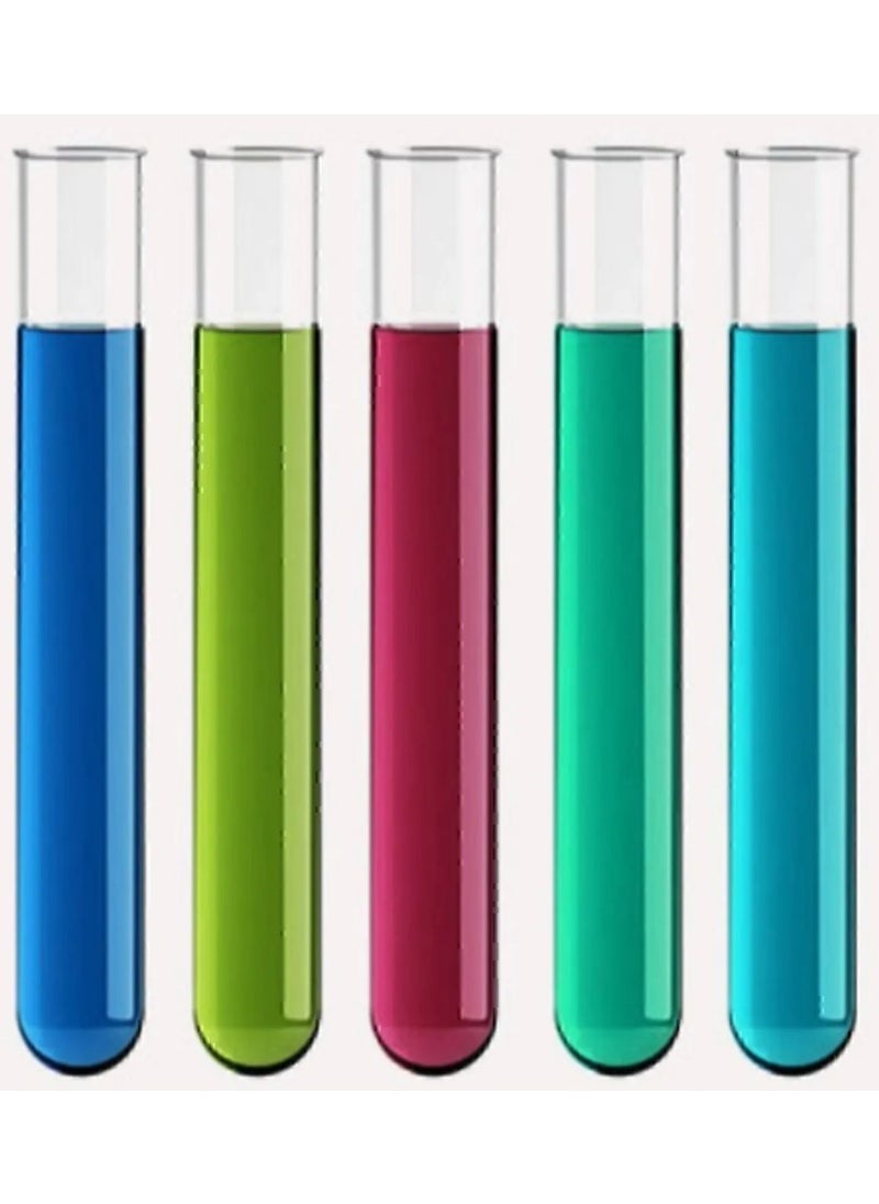 Laurel-Wood - Laurel Lab Size 16 × 100 mm Glass Experiment Test Tube 10 Pieces 10 cm Length - Image 1