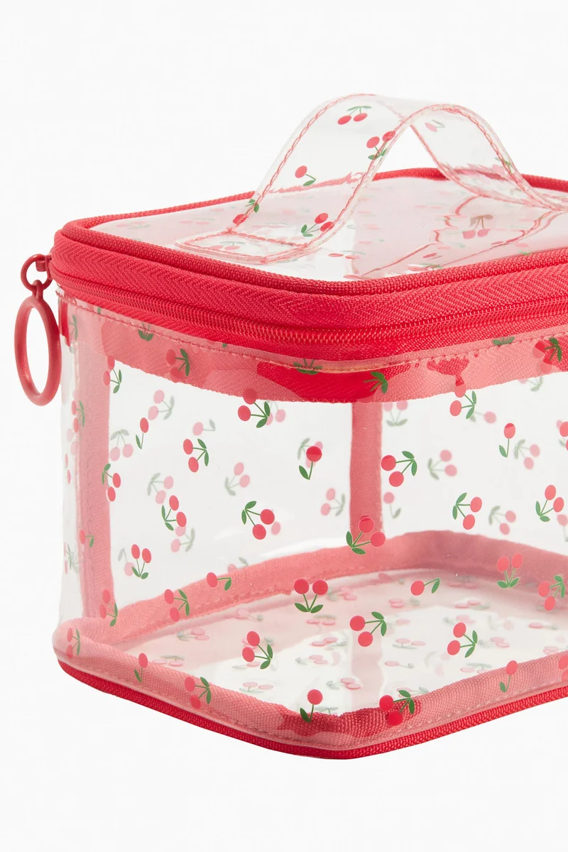 H&M Patterned boxy make-up bag