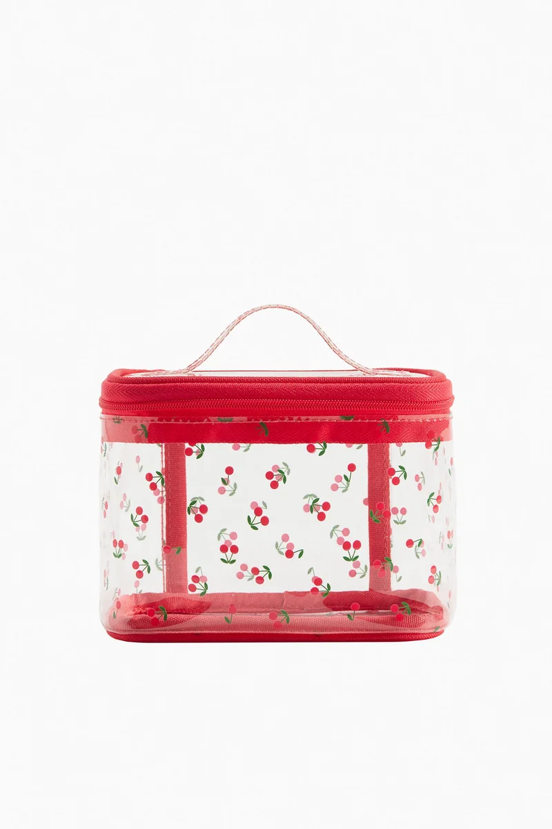 H&M Patterned boxy make-up bag