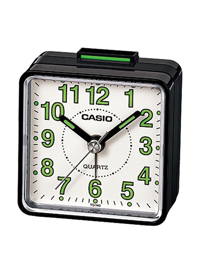 CASIO Multi Function Analog Alarm Clock Black 5.7×5.7×3.3cm - Image 1