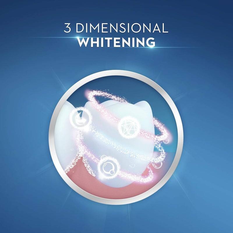 Crest 3D White Arctic Fresh Whitening Toothpaste, 2 x 75ml - Image 4