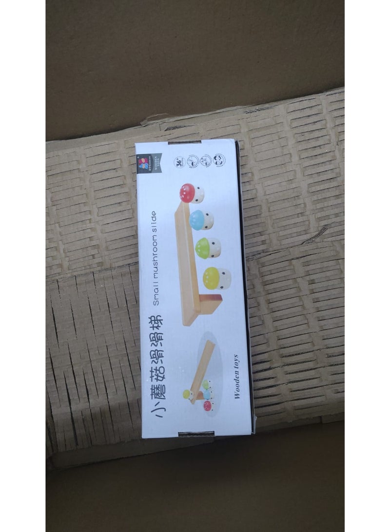 JscubeR Wooden Slide Mushroom Growing Educational Toy – Montessori Early Learning & Sensory Play - Image 5
