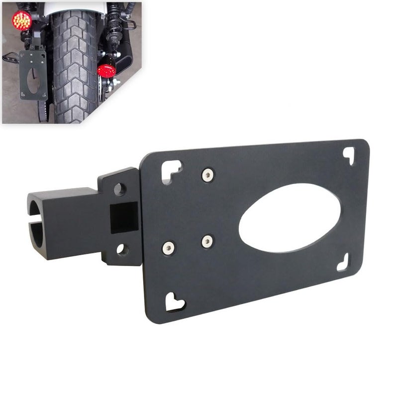 Generic Xitomer Side Fender Eliminator, Fit for Scout Bobber 2018 2019 2020 2021 2022 2023 Side Mount License Plate, Compatible with OEM LED Light  - Image 1
