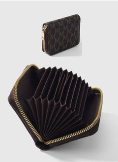 SOSEKO Credit Card And Money Wallet Holder Brown  - Image 1