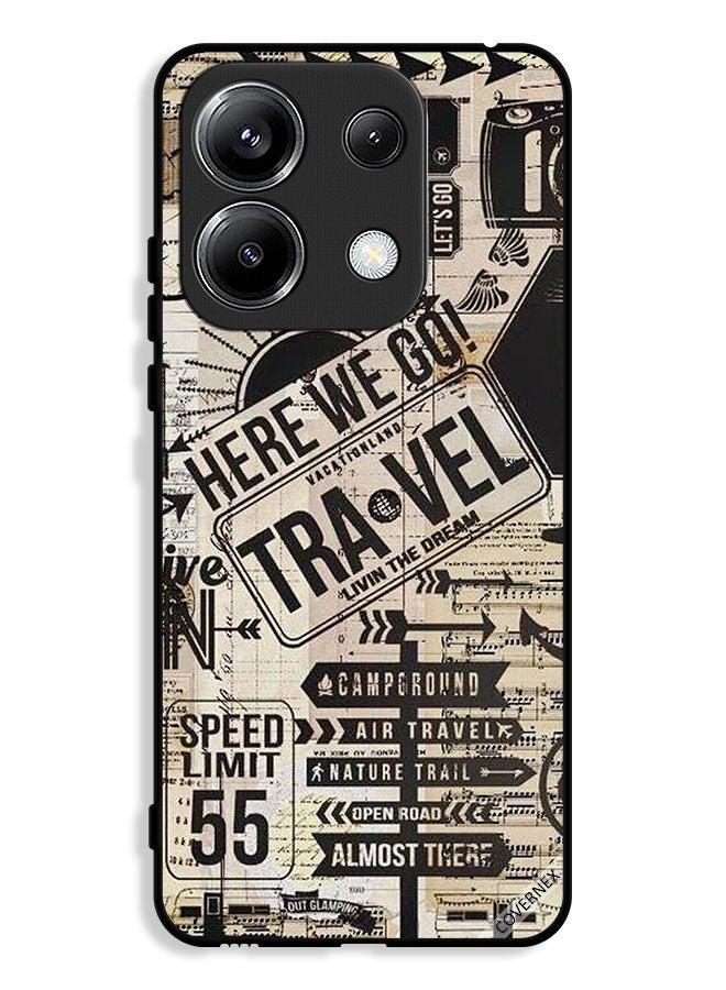 Covernex Xiaomi Poco M6 Pro 4G Protective Case Cover Here We Go Travel  - Image 1