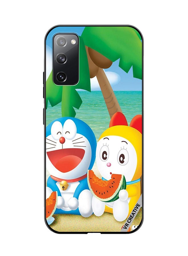 VR CREATIVE Protective Case Cover For Samsung Galaxy S20 FE 5G Doremon And Doremi Design Multicolour - Image 1
