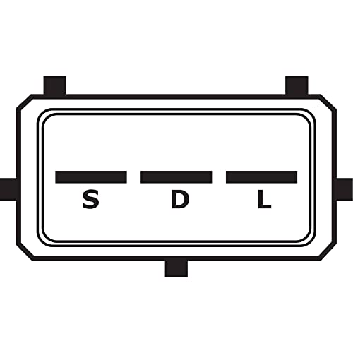 DB Electrical مولد كهربائي DB Electrical 400-14044 متوافق مع/بديل لـ Super Duty F250 F450 F550 7.3L (1999-2001)، Excursion 7.3L (2000-2001)، F150 F250 F350 F450 بيك أب (1999-2001) Super D - Image 2