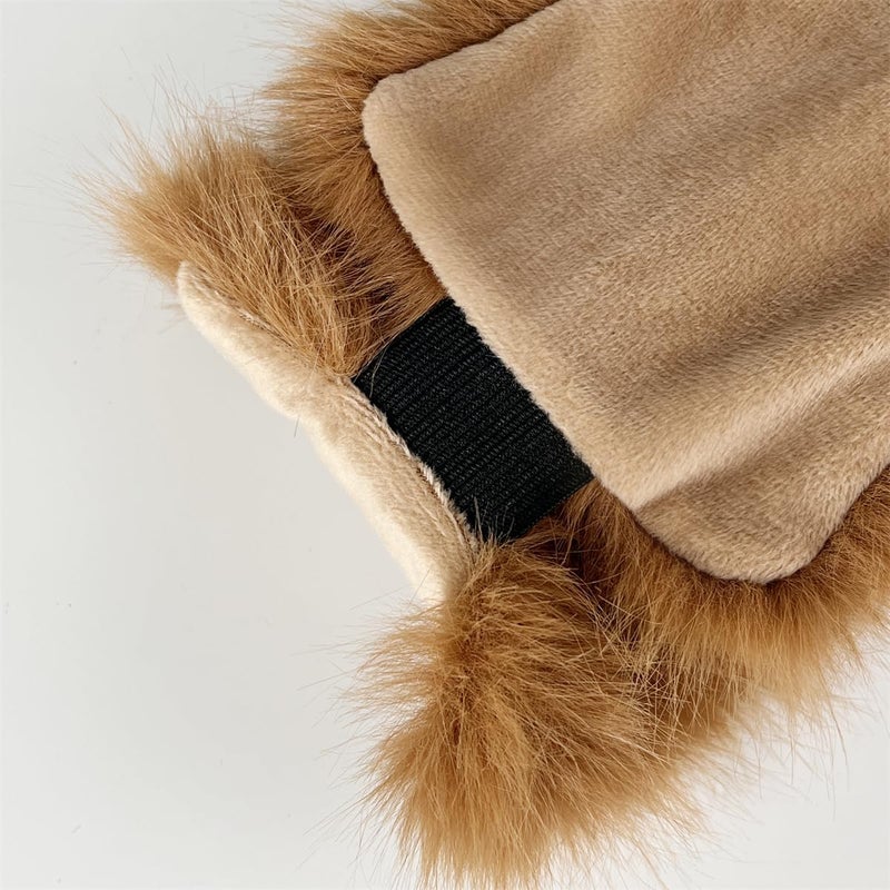 Dikoaina Womens Faux Fur Headband Winter Earwarmer Earmuff Ski - Image 4