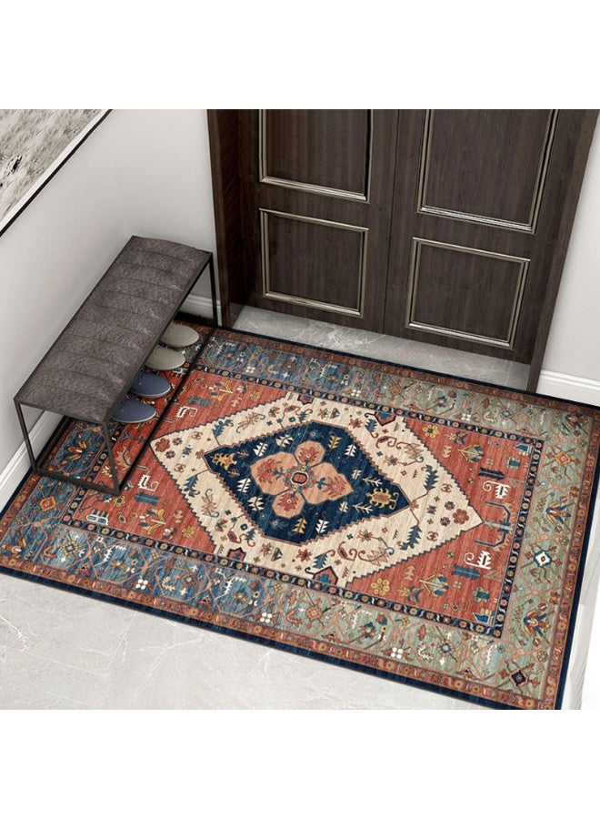 Anna Durable Non-Slip Crystal Velour Area Rug for Home Decor - Image 1