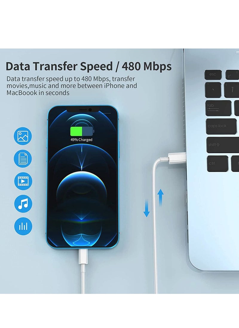ELTRAZONE - iPhone 12 13 Fast Charger,Fast iPhone Charger [Apple MFi Certified]Lightning Cable 20W Type C Charger USB C Fasting Charging Plug Adapter Compatible with iPhone13/13 Pro Max/12/12 Pro/11/XS/XR/X,iPad - Image 1