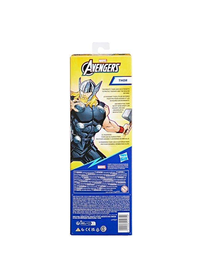 MARVEL - Marvel Avengers Titan Hero Series Blast Gear Thor Action Figure, 12-Inch Toy, Inspired By The Marvel Universe, For Kids Ages 4 And Up - Image 1