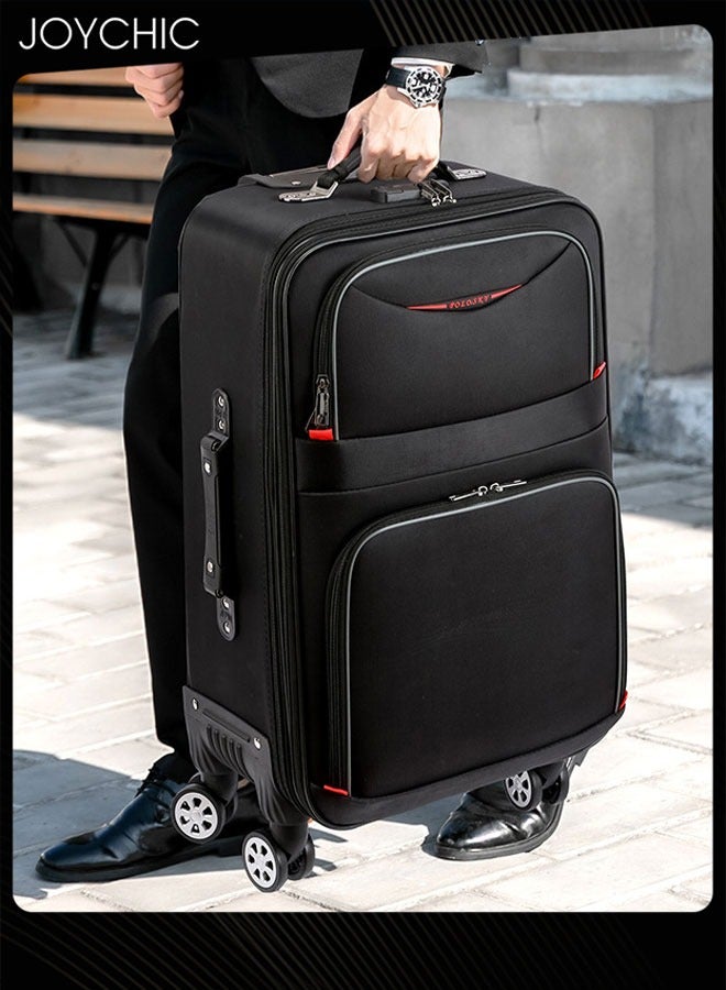 Joychic طقم حقائب 3 قطع قماش أكسفورد مقاوم للاهتراء حقيبة سفر محمولة مقاومة للماء للسفر التجاري سعة كبيرة 14 بوصة + 20 بوصة + 24 بوصة - Image 2