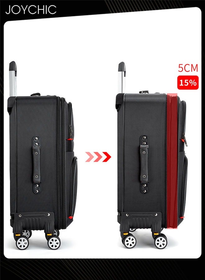 Joychic طقم حقائب 3 قطع قماش أكسفورد مقاوم للاهتراء حقيبة سفر محمولة مقاومة للماء للسفر التجاري سعة كبيرة 14 بوصة + 20 بوصة + 24 بوصة - Image 4