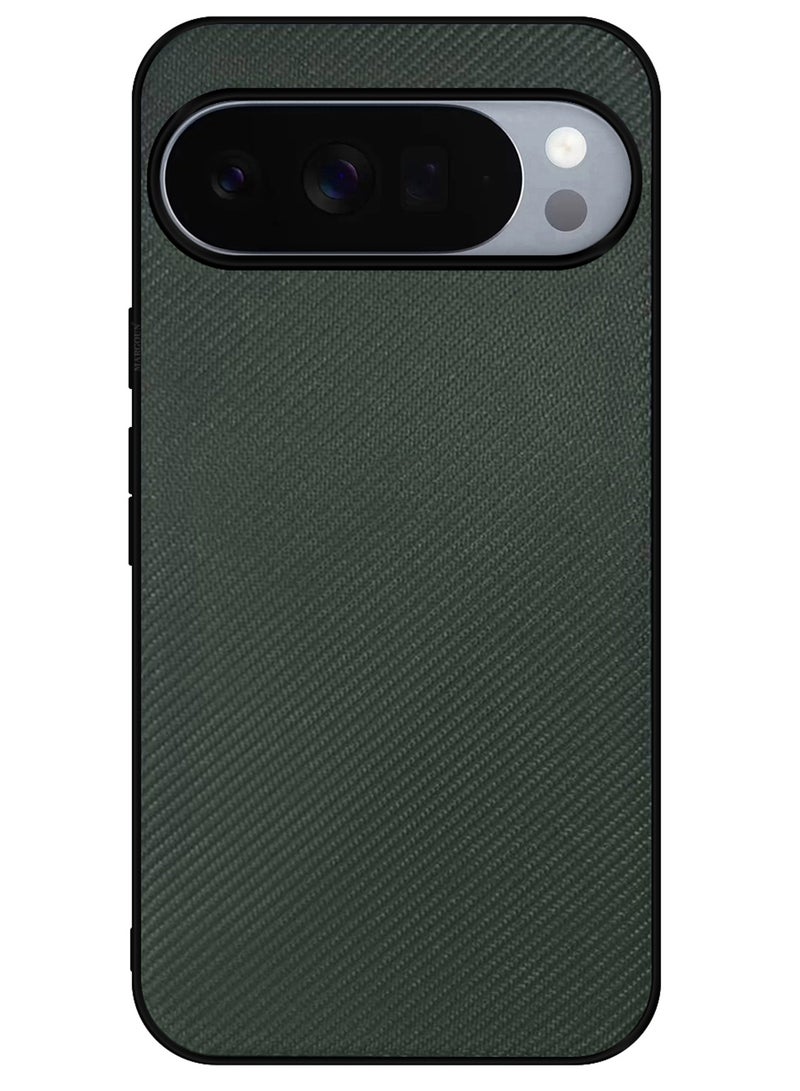 Hard Carbon-Laminated Protective Cover for Google Pixel 10 Pro – Slim Shockproof Case - Green - Image 4