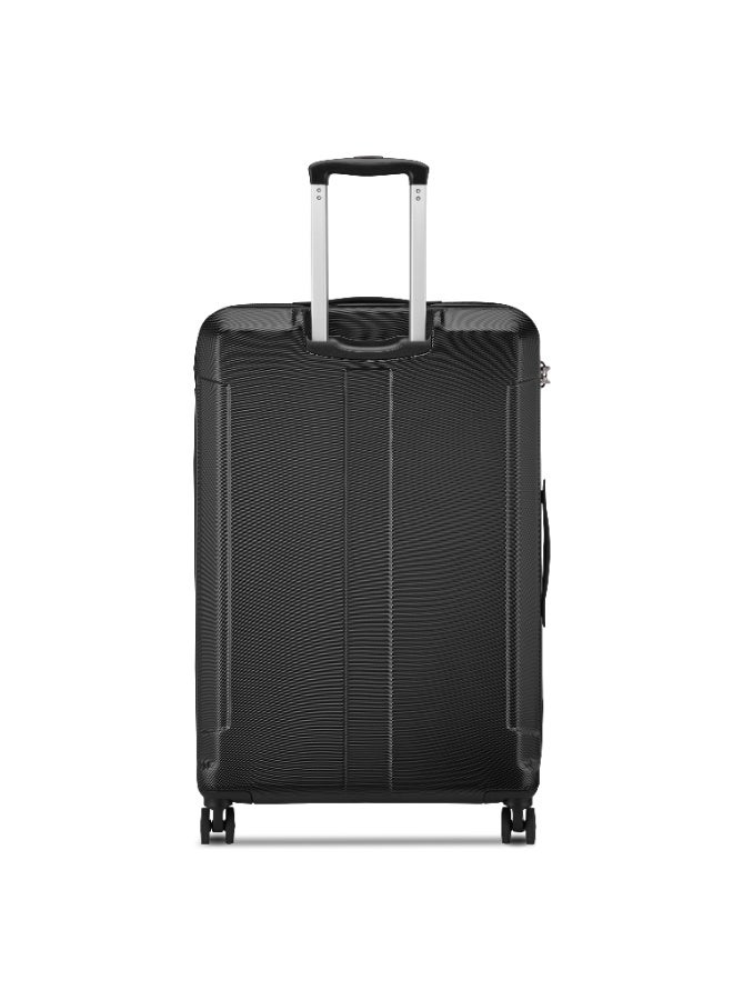 DELSEY Depart 81cm Check-In Trolley | Hard Shell ABS+PC Suitcase | 8 Spinner Wheels | Expandable | TSA Lock | Premium Interior | Black - Image 3