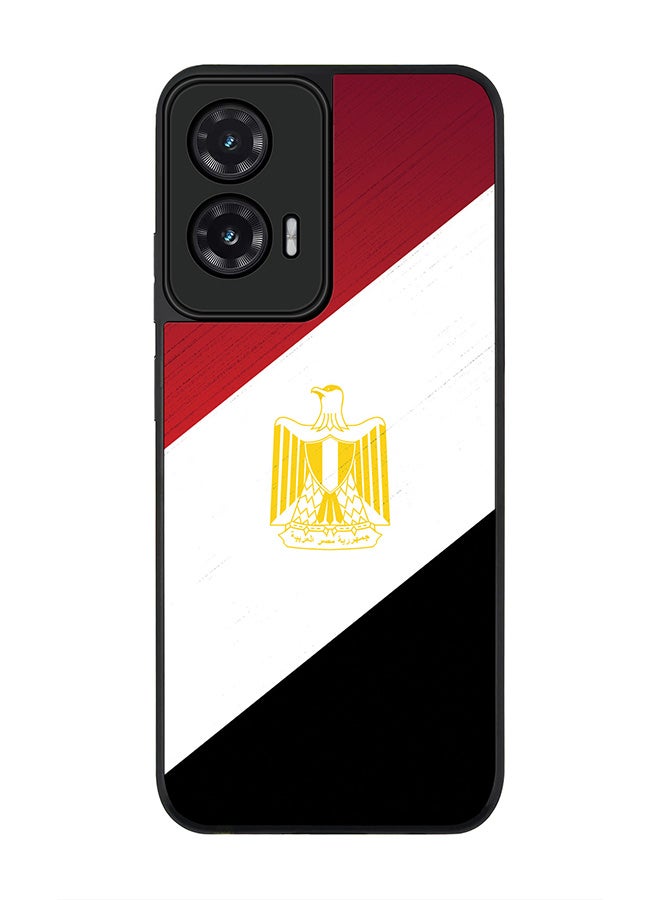 Stylizedd For Motorola Moto G35 Case,Slim fit Camera Protection, Shockproof Thin Phone cover  - Flag Of Egypt