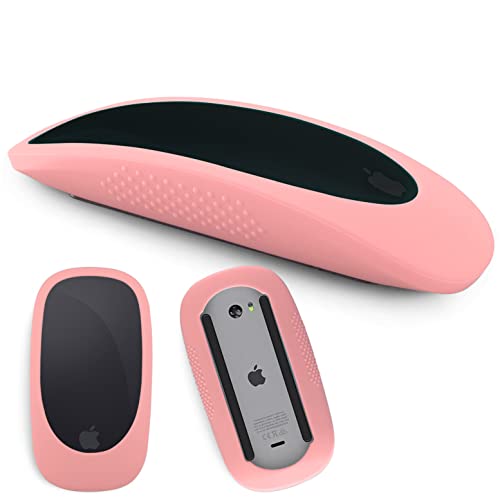 AKSHFETH Silicone Cover for Apple Magic Mouse 2 Silicone Case Sleeve Compatible with Apple Mouse 2 Skin Anti-Drop Grip(Pink) - Image 1