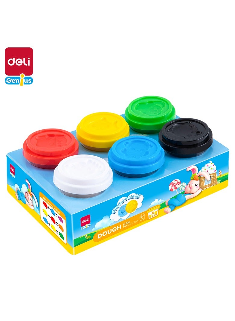 Deli EH700 Dough 6 colors - ideal for creative play - Image 1