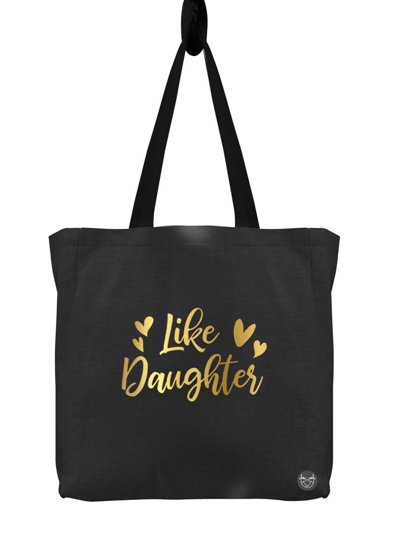 Canvas bag printed with a design like my daughter
