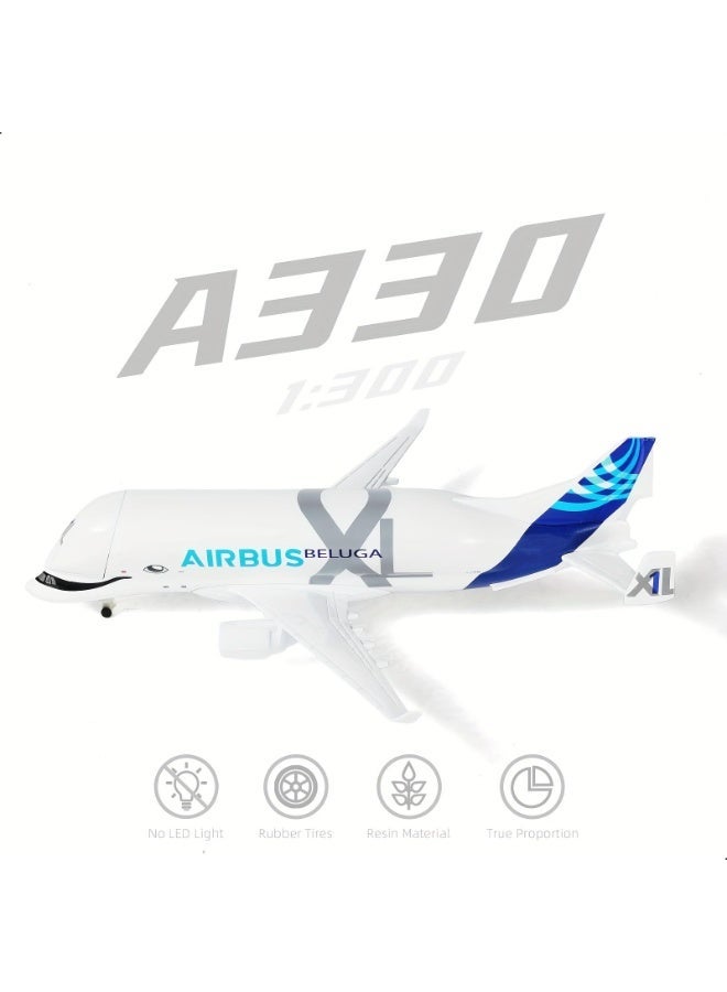 Beluga 1:300 Scale Airbus A330-743L Beluga XL Die-Cast Metal Model with Display Stand - Image 3