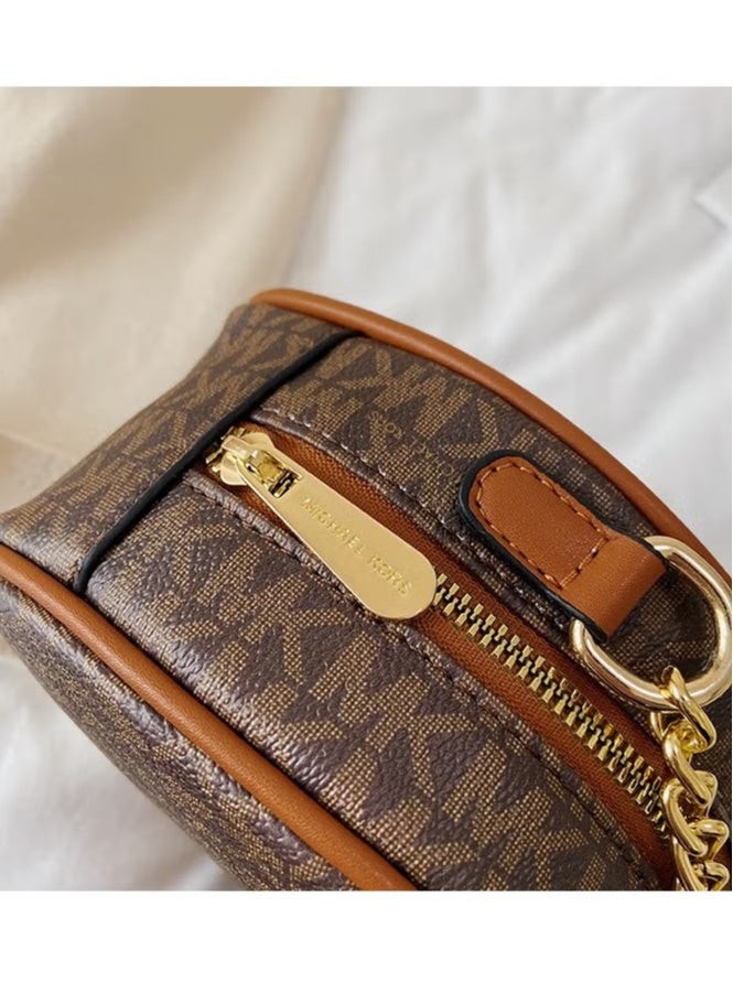 Simple Leather Printed Crossbody Shoulder Bag 22*8*15cm