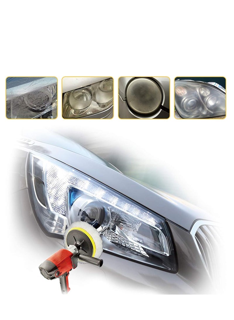 يو إل اتش واي سي مجموعة ترميم المصابيح الأمامية للسيارات من ULHYC، تعمل على ترميم وتلميع المصابيح الأمامية، مجموعة إصلاح كهربائية للعناية بالسيارة، تعيد المصابيح الأمامية إلى حالتها الجديدة - Image 3