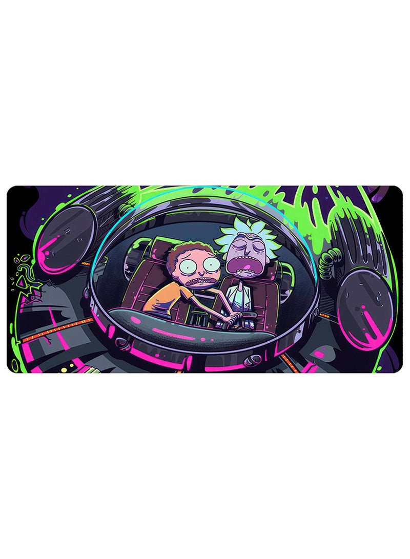 Gaming Mouse Pad, Custom Design Stitched Edges Waterproof Non-Slip Rubber Base Mousepad Great for Laptop, Extended Large Mouse Mat Desk Pad, Computer and PC(35.4x15.7inch) - Image 1