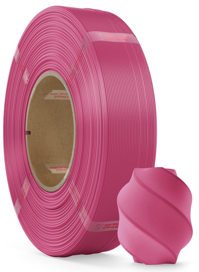 MarsWork PLA Filament 1.75mm PLA 3D Printer Filament(Refill),1kg Refill for Reusable Spools(2.2lbs),Premium Quality 3D Printing Filament for Bambu lab 3D Printers,Pink - Image 1