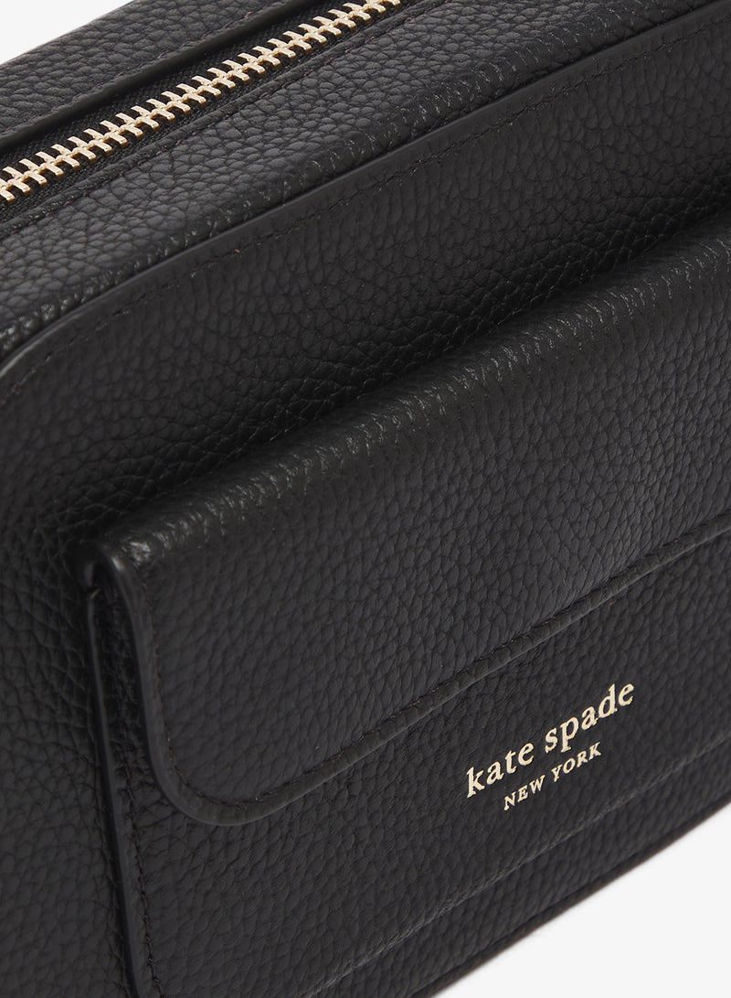 كيت سبيد حقيبة كروس بودي بسحاب وتفاصيل شعار - Image 4