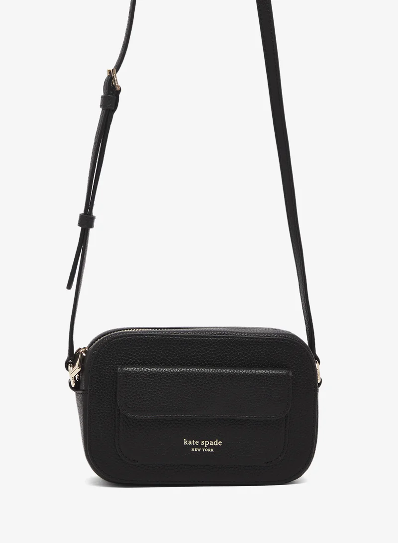 Logo Detail Zip Through Crossbody