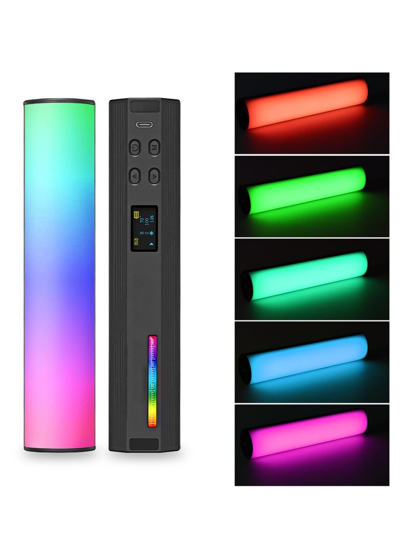 Loquat W200 Handheld RGB Light Wand Video LED Lighting Handheld Light Photography Light Vlog w Magnetic CRI95+ 2500K-9000K Built-in Battery 3000mAh Compatible with Vlogging YouTube Living - Image 1
