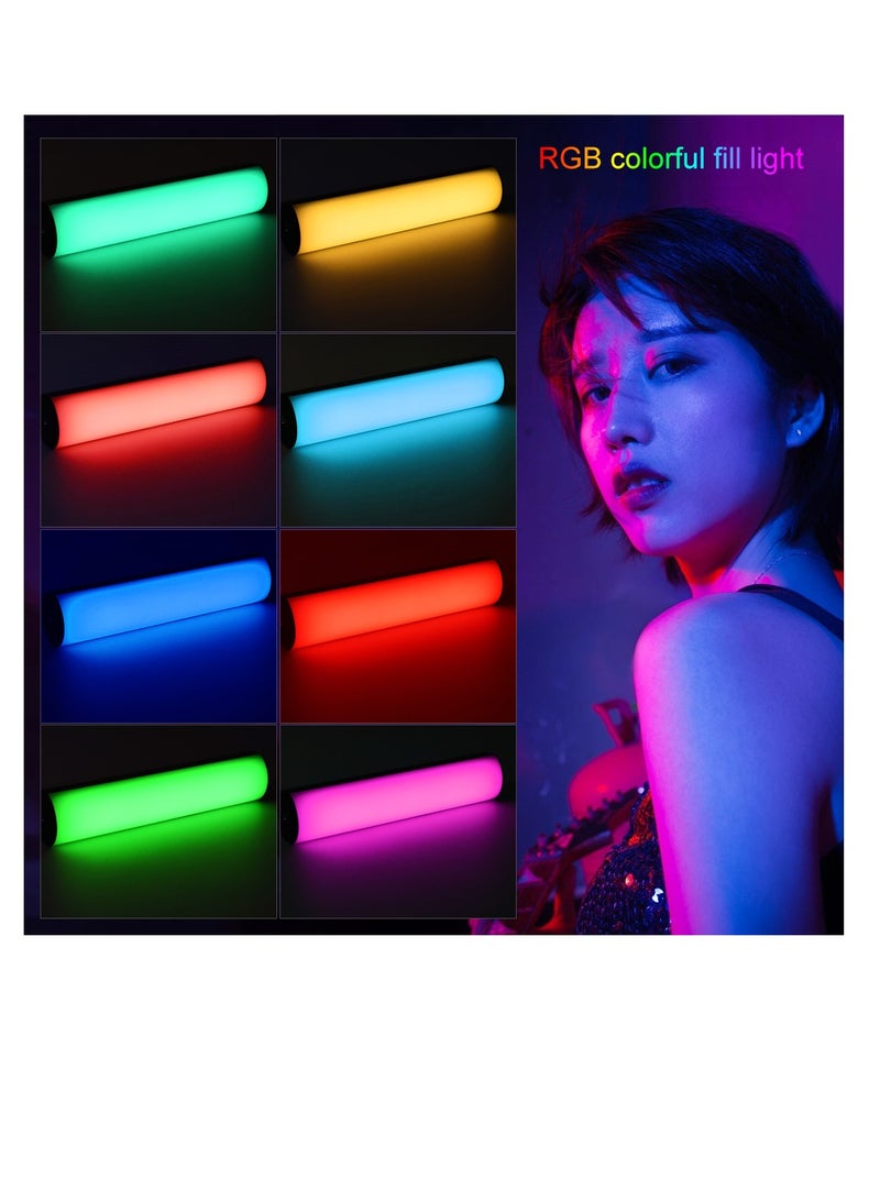 Loquat W200 Handheld RGB Light Wand Video LED Lighting Handheld Light Photography Light Vlog w Magnetic CRI95+ 2500K-9000K Built-in Battery 3000mAh Compatible with Vlogging YouTube Living - Image 2