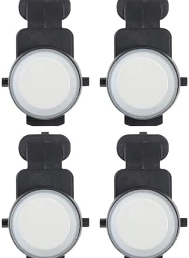 بي إم دبليو E81 2008 2012 مستشعر وقوف السيارات PDC 4 قطع لون أبيض 66206934308 6934308 - Image 1