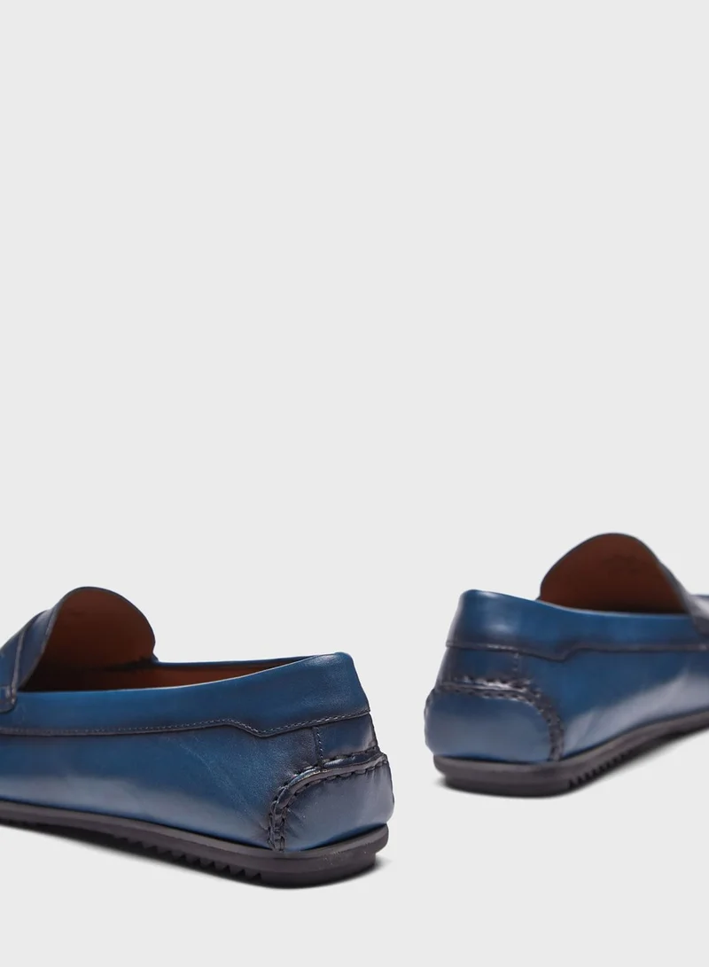 DUCHINI Penny Loafers