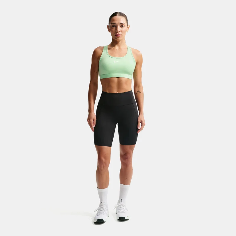 Nike Green Women's Dri-FIT Swoosh Medium-Support Training Sports Bra for Women | Best Price UAE