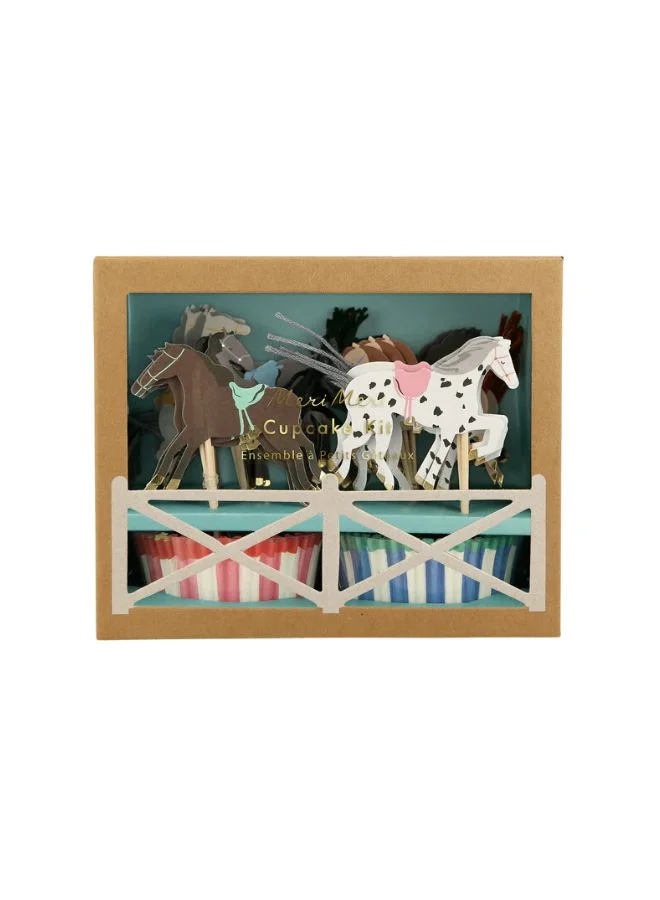 Meri Meri Horse Cupcake Kit