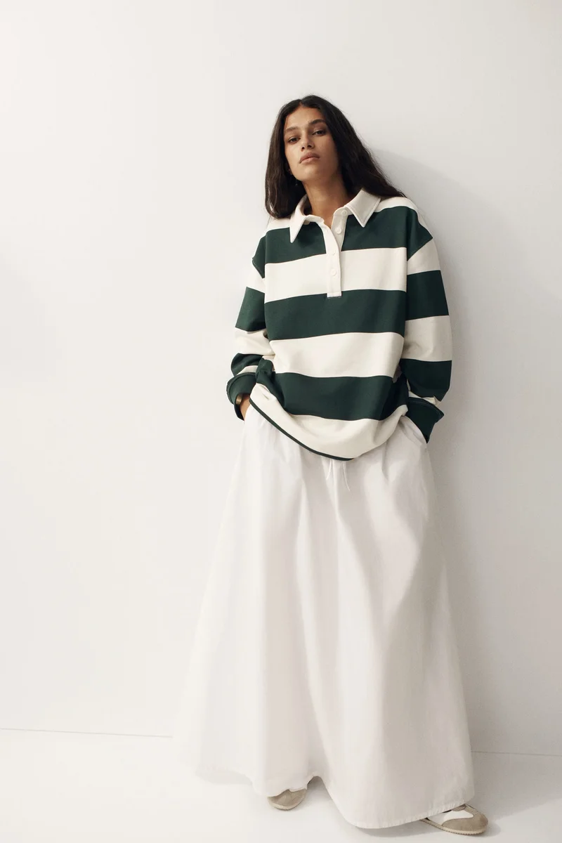 H&M Oversized rugby shirt