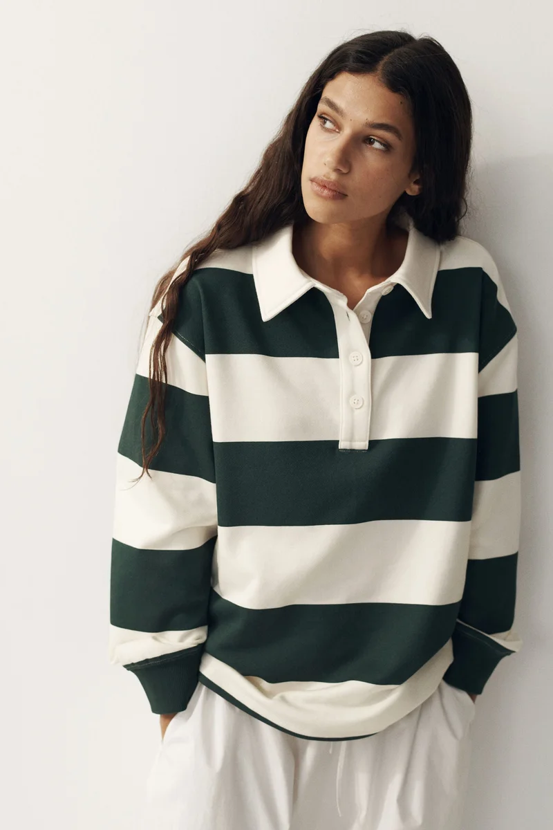H&M Oversized rugby shirt