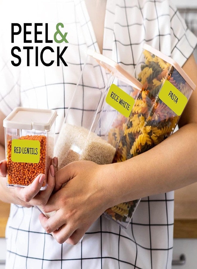 True-Ally ملصقات ترو-آلي متعددة الألوان الفلورية 500 قطعة، 50 × 25 مم، ذاتية اللصق، سطح قابل للكتابة، مناسبة لأنشطة الأطفال، وتصنيف الملفات، وعلب ماسون، وإدارة المخزون (متعددة الألوان) - Image 4