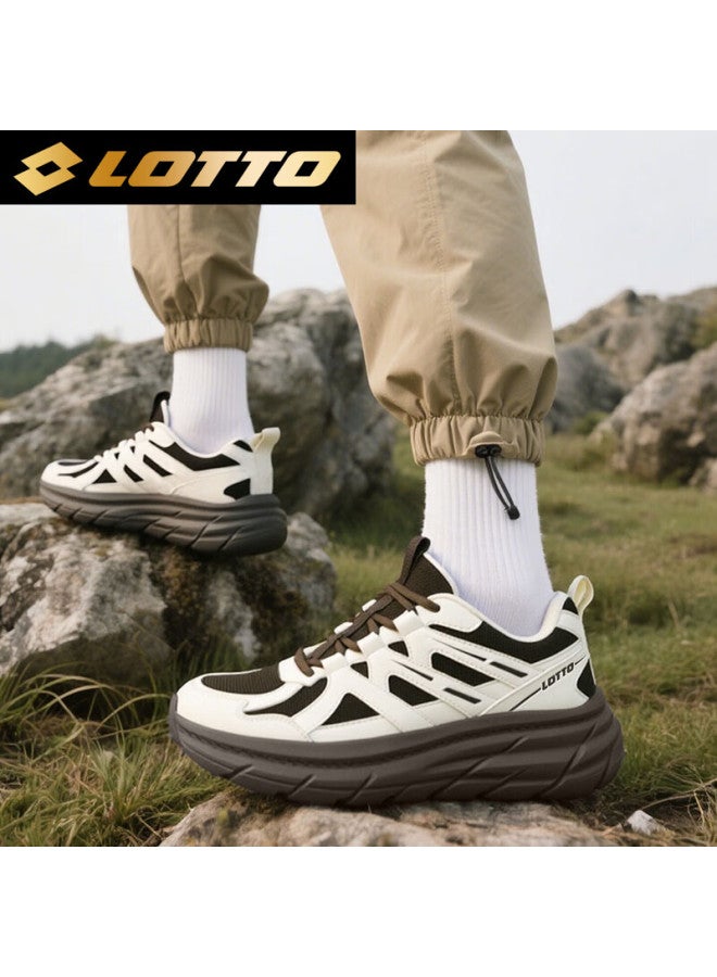 Lotto Casual Women's Outdoor Hiking Spring Sports Running Shoes Durable Off-road Trekking Shoes For Women 068 Gray Brown Size 35 - Image 1