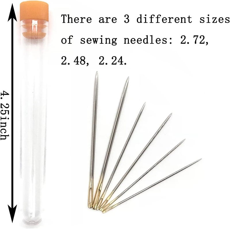 MYYZMY Bookbinding Tools, 16 Pieces Starter Tools Set Bone Folder Paper Creaser, Large-Eye Needles, Awl, Waxed Thread for DIY Bookbinding Crafts and Sewing Supplies - Image 5