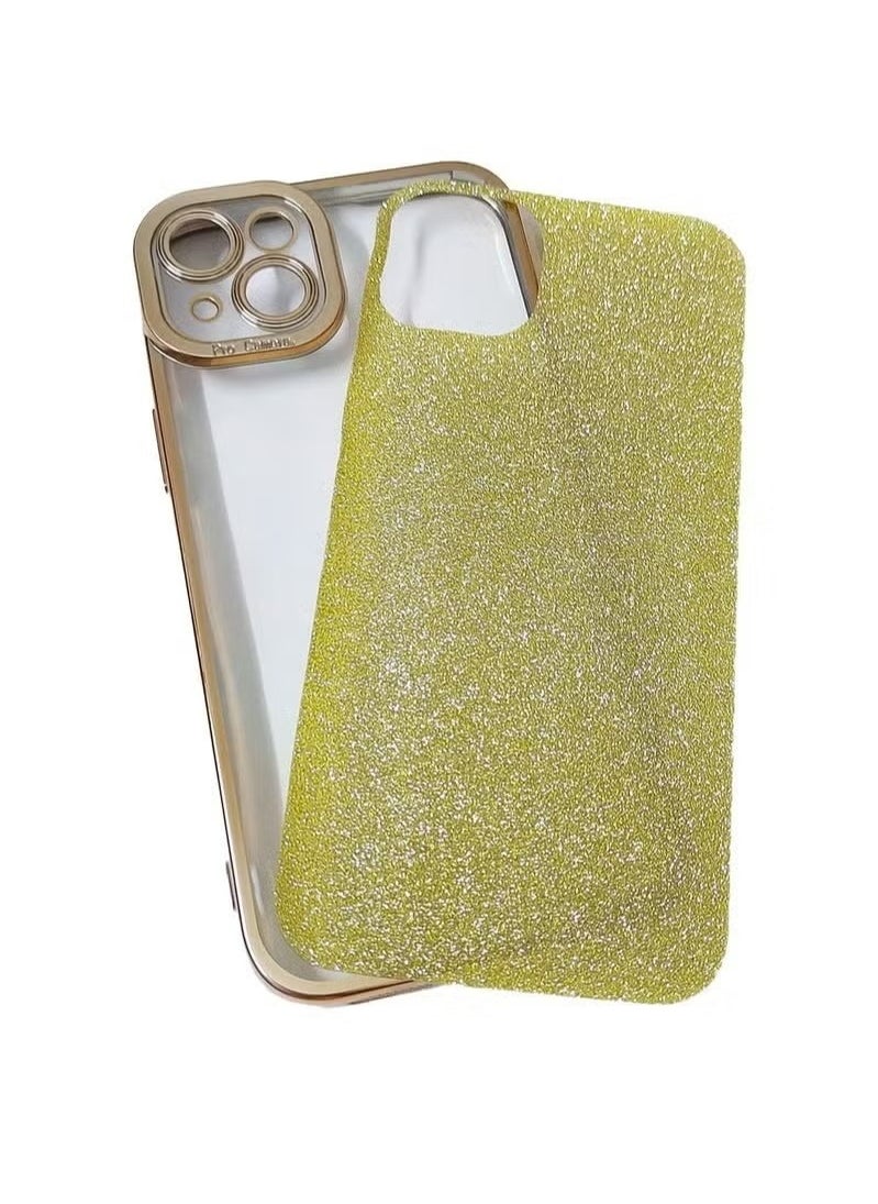 X-level iPhone 15 Case Cover For Women Girls Glitter Luxury Flexible Plating Shockproof Full Camera Lens Protective Protection Accessories Phone Back Cover  - Image 5