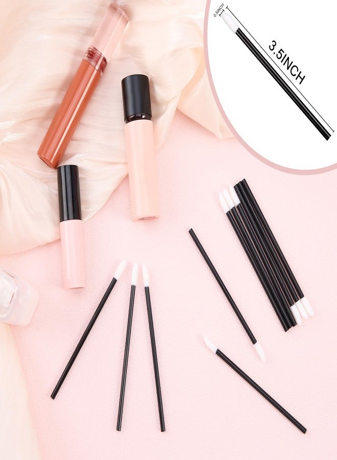 HUGROSE Lip Applicators Disposable - 1800 Pcs Black Lip Brush & Mascara Wands for All Types of Lipsticks, Makeup, Eyebrow Drawing, Lip Coloring & Eyelash Care with Smooth Rod Body & Soft Fibers - Image 2