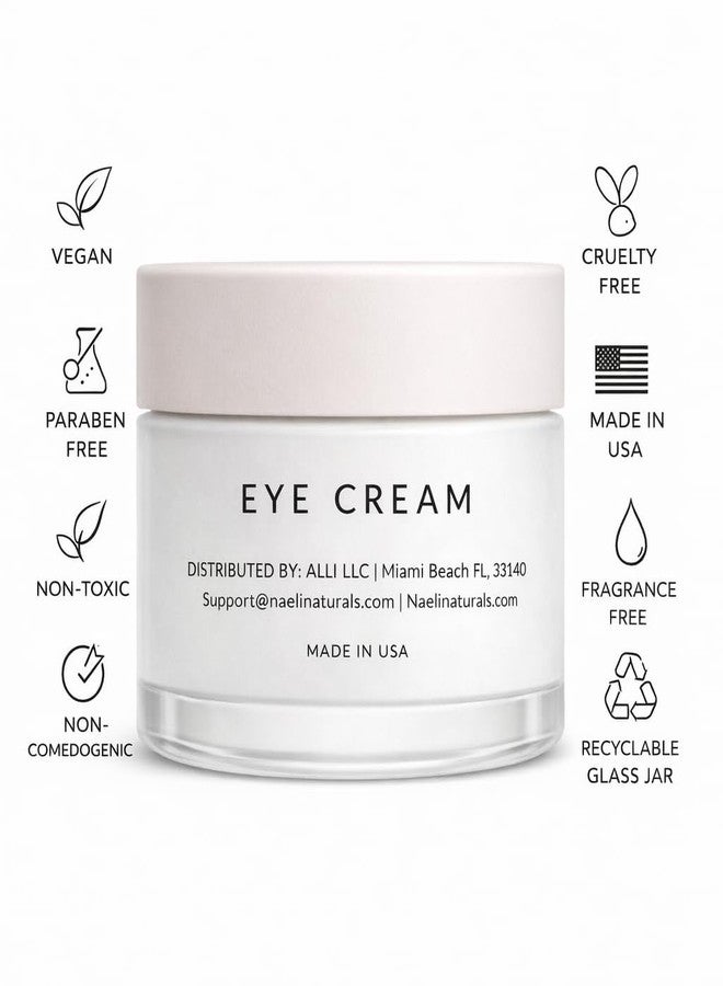 NAELI Eye Cream for Dark Circles, Puffiness & Wrinkles with Anti Aging Apple Stem Cell & Peptide Complex - Reduces Fine Lines, Diminishes Bags & Restores Under Eye, 15ml - Image 5