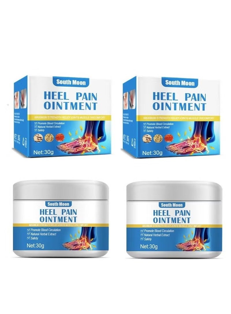 ساوث مون كريم ساوث مون لتدليك آلام كعب القدم وأصابع القدم والتهاب اللفافة الأخمصية وألم الأوتير وتخفيف التورم والكدمات - كريم عشبي مهدئ (2 قطعة) - Image 1