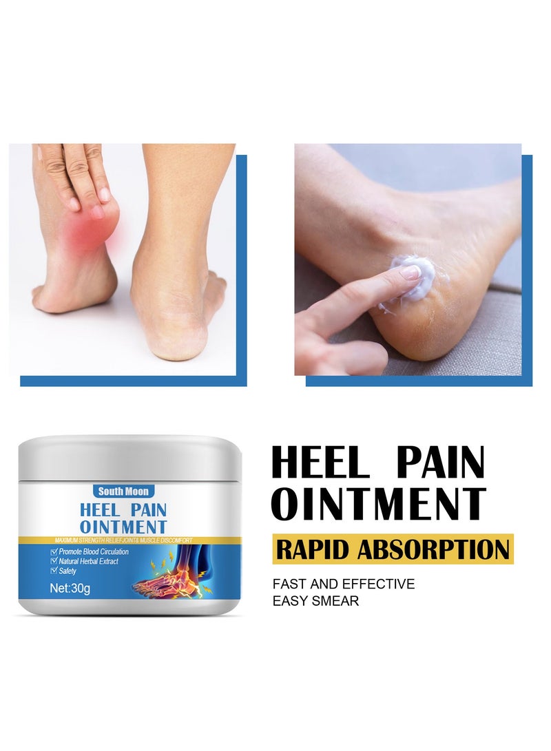 ساوث مون كريم ساوث مون لتدليك آلام كعب القدم وأصابع القدم والتهاب اللفافة الأخمصية وألم الأوتير وتخفيف التورم والكدمات - كريم عشبي مهدئ (2 قطعة) - Image 3