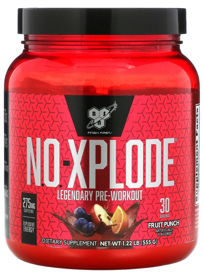 BSN N.O.Xplode Legendary PreWorkout Fruit Punch 1.22 lbs (555 g)