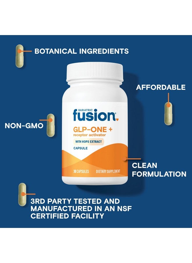Bariatric Fusion Bariatric Fusion GLP-1 Plus | GLP Activate Receptors to Feel Full Faster and Longer* | Natural Supplement with Copaiba and Hops Extract | Gluten Free and Vegan GLP1 Supplement | 30 Capsules - Image 3