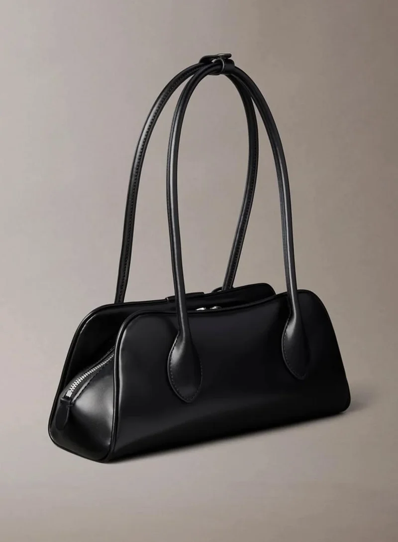 Calvin Klein Black Trio Compartment Shoulder Bag for Women | Best Price UAE